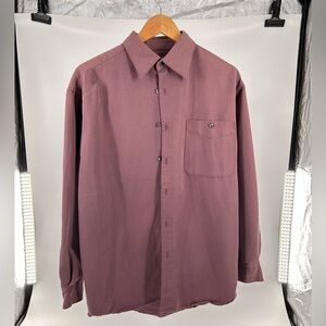 Purple button down shirt